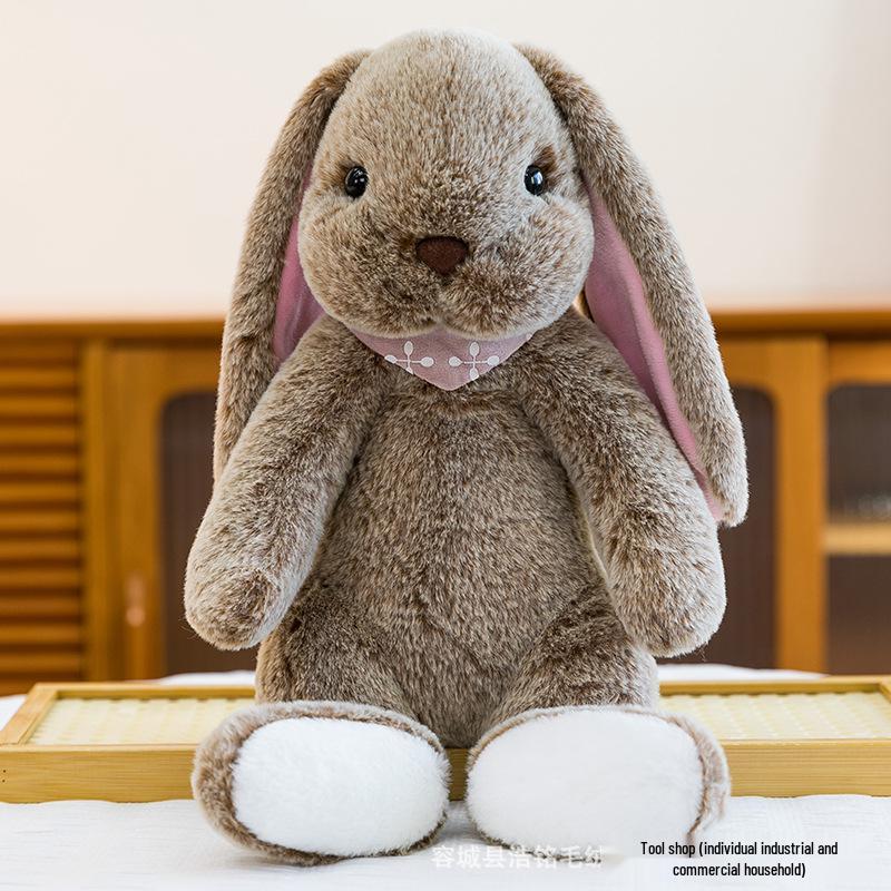 Lop-Eared Rabbit Plush Sweater Doll - Cute Comforting Toy Pillow 30cm 0.32kg