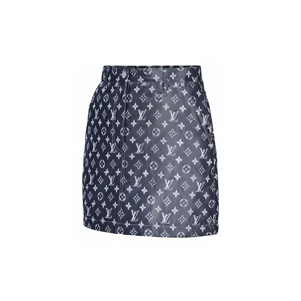 Louis Vuitton Casual Short Skirts Women's Black 1A60TD