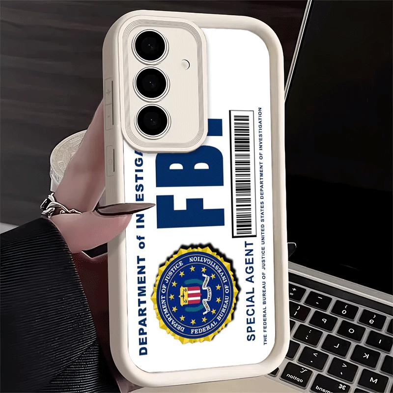 Phone Case for Samsung Galaxy A17 A16 A15 A14 A13 Police FBI ID Card Swat A56 A36 A26 A55 A35 A25 A54 A34 A24 A53 A33 A23 A07 A0