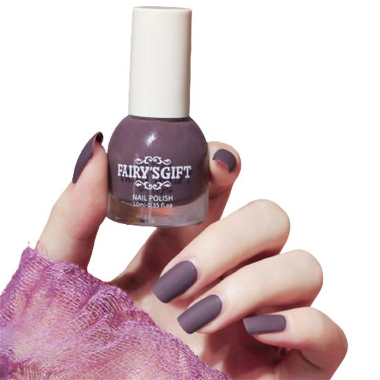 10ml Matte Nail Polish Water-proof Dry Quickly Resin Smooth Touch Nail Polish for Beauty