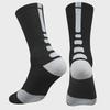 Elite Outdoor Basketballsocken: Dicke Polsterung für Männer, Frauen, Jugendliche - Mittellang, High Top