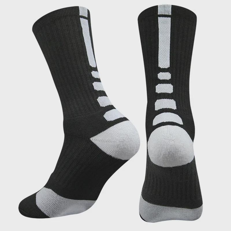 Elite Outdoor Basketball Socks: Thick Cushion for Men, Women, Youth - Mid-Length, High Top