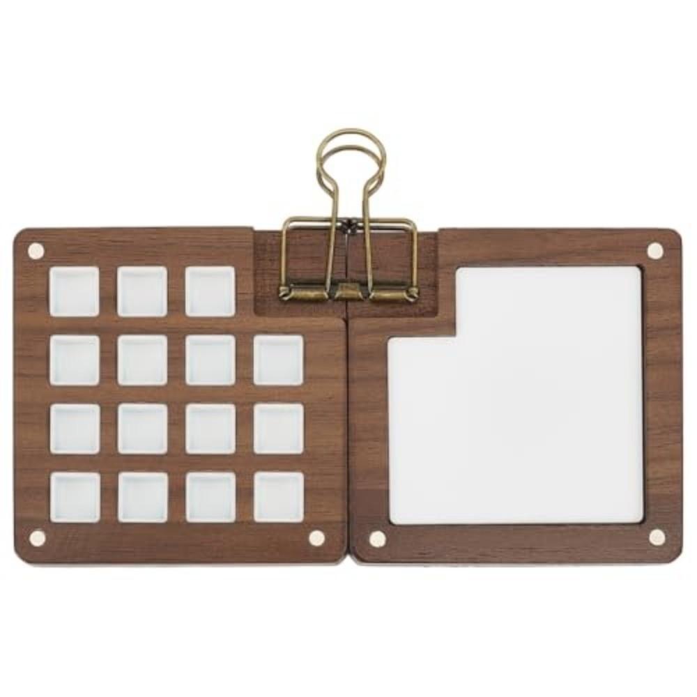 8 Grids Pocket Palette 15 Grids Wooden Watercolor Set New Mini Watercolor Set Outdoor Painting