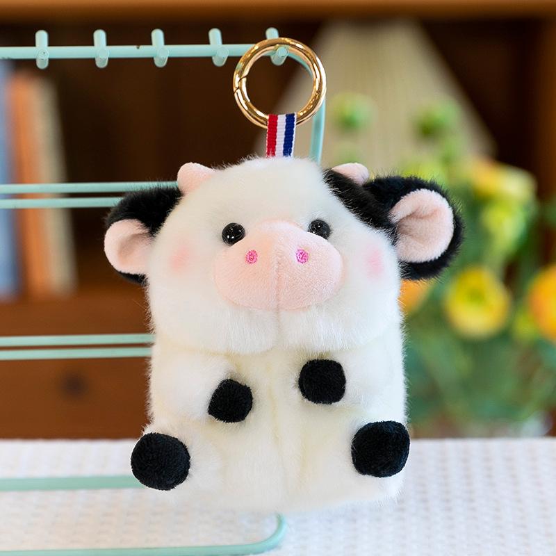 Adorable Penguin & Rabbit Plush Keychain Doll - Girls' Gift & Bag Charm