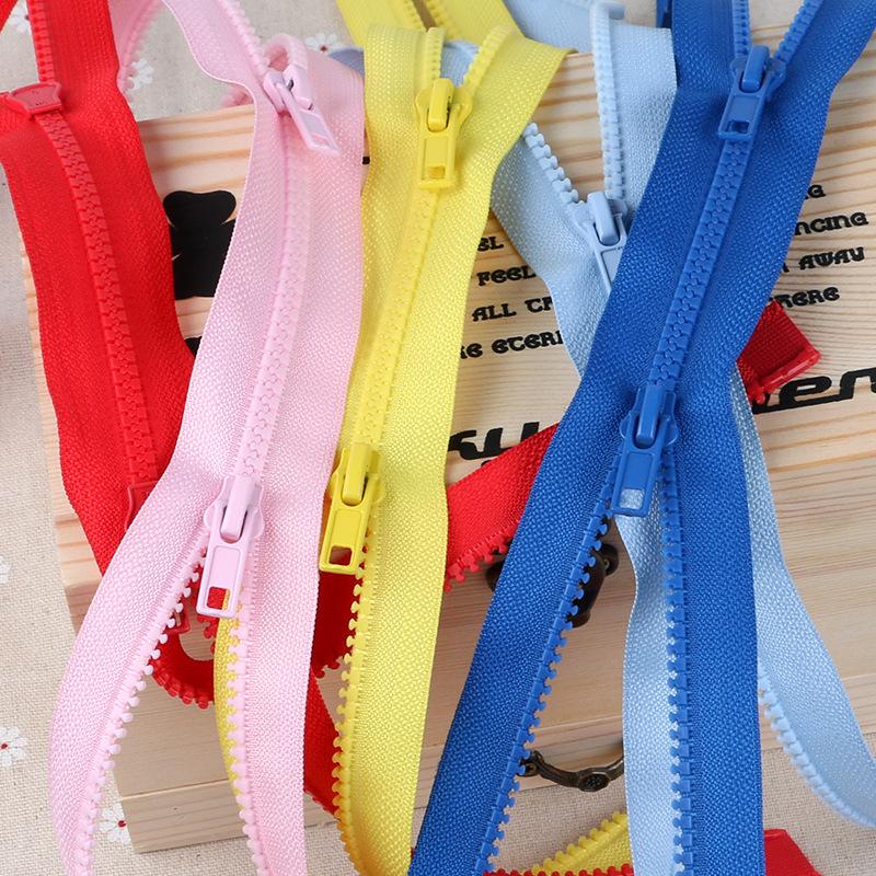 Color No. 5 Resin Double Head Open Tail Zipper Clothing Accessories Down Jacket Clothes Jacket Zipper Diy Accessories