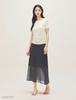 Roem Check Long Skirt Rmwhg24Rt1