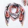 Idyllic small fresh women's imitation silk square scarf silk scarf temperament versatile scarf shawl heat