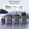 USB A+C Phone Charger Adapter Multi Ports Quick Charge Adapter for Huawei/Xiaomi/Samsung