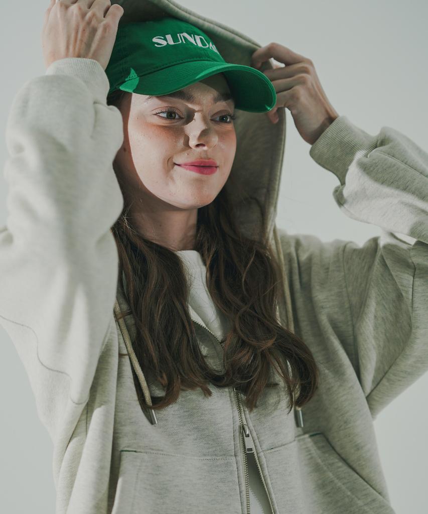 Wv Project Kani Hoodie Zip-Up Oatmeal Mjhd7627