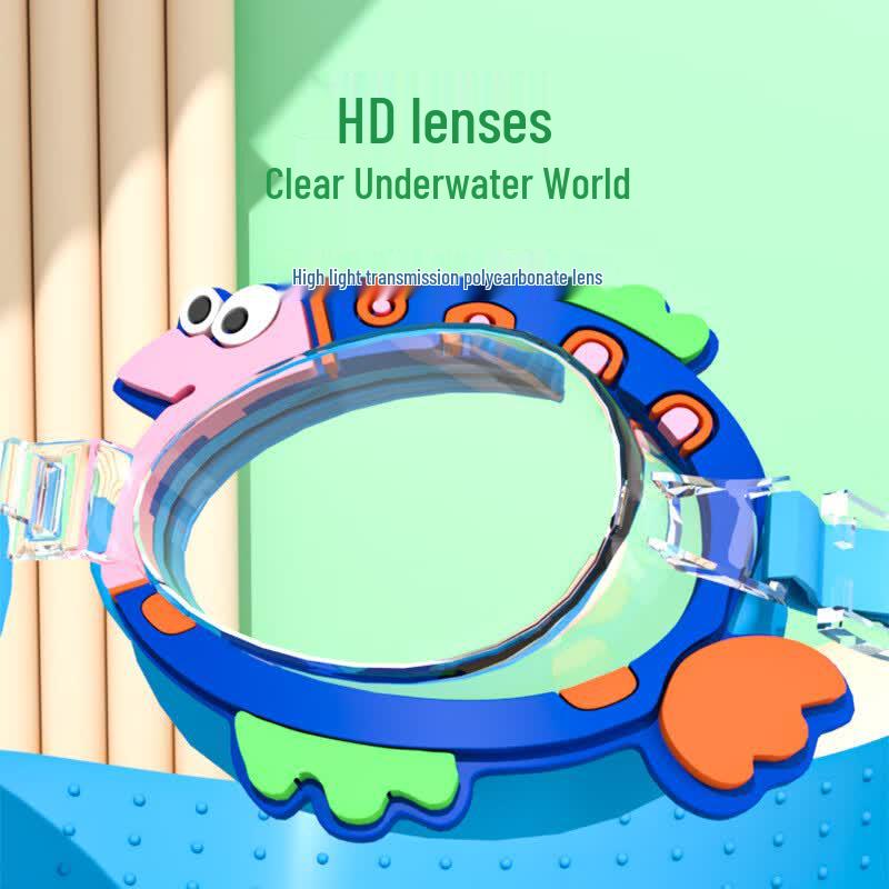 Kids Cartoon Animal Swimming Goggles