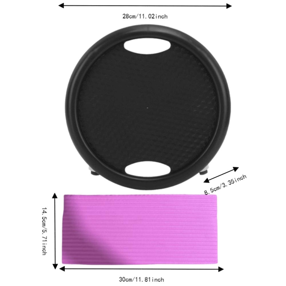 6pcs Silent Wheels Abdominal Exercise Board PP Workout Skateboard Fitness Slider Board Ab Workout