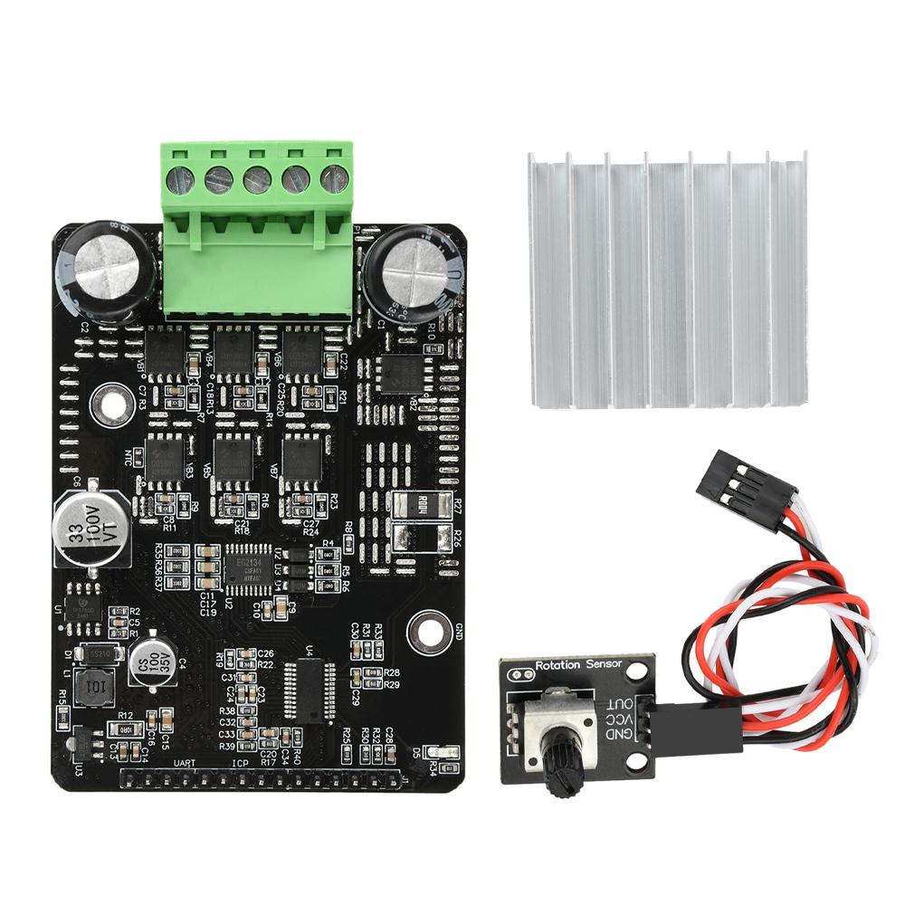

DC 6-80V BLDC Three Phase Brushless Hall Motor Control Module PWM High Power 1600W Motor Driver Board Motor Regulator