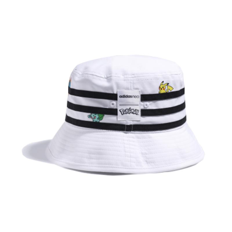 Adidas Neo Woven Bucket Hats Unisex White Adidas FR5583 OSFW