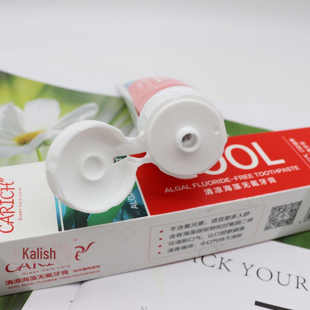 Greenleaf Love Life Kalish Cool Seaweed Pasta de Dentes sem Flúor 200g - Hálito Fresco e Saúde Oral