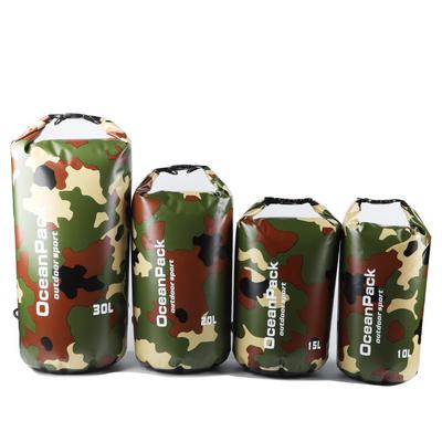 Bolsa Estanca de Camuflaje Impermeable de Alta Calidad - Bolsa Seca Convertible de Hombro Simple/Doble para Exterior