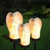 Waterproof Solar Resin Angel Lamp Outdoor Solar Statues Light for Cemetery Yard Lawn Pathway Graves Memorial Gardens Decoration