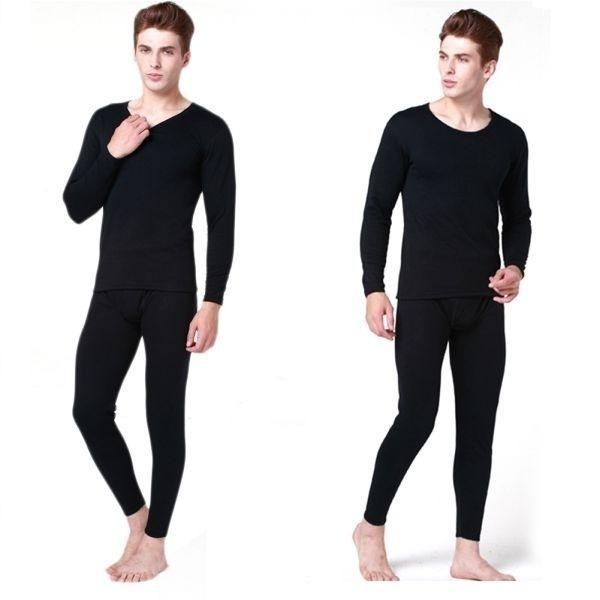 Roupa interior térmica quente masculina Long Johns Conjuntos de roupa interior térmica grossa Long Johns