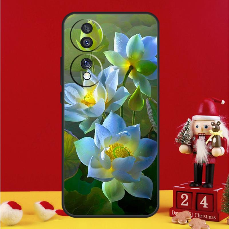 Flower Lotus Case For Honor Magic 8 6 7 Lite Honor X9d X9c X9b X9a X8b X8c Win 50 70 90 200 400 Pro Cover