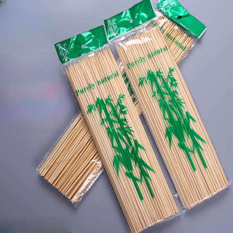 SMVP Disposable Flat Bamboo BBQ Skewers
