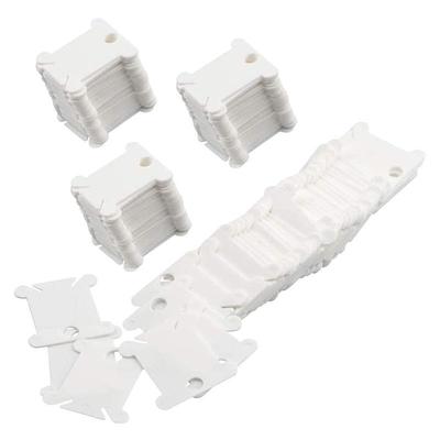 M-Modern-300Pcs Embroidery Floss Bobbin, Embroidery Floss Organizer,Plastic Embroidery Thread Card For Thread Holder Sewing