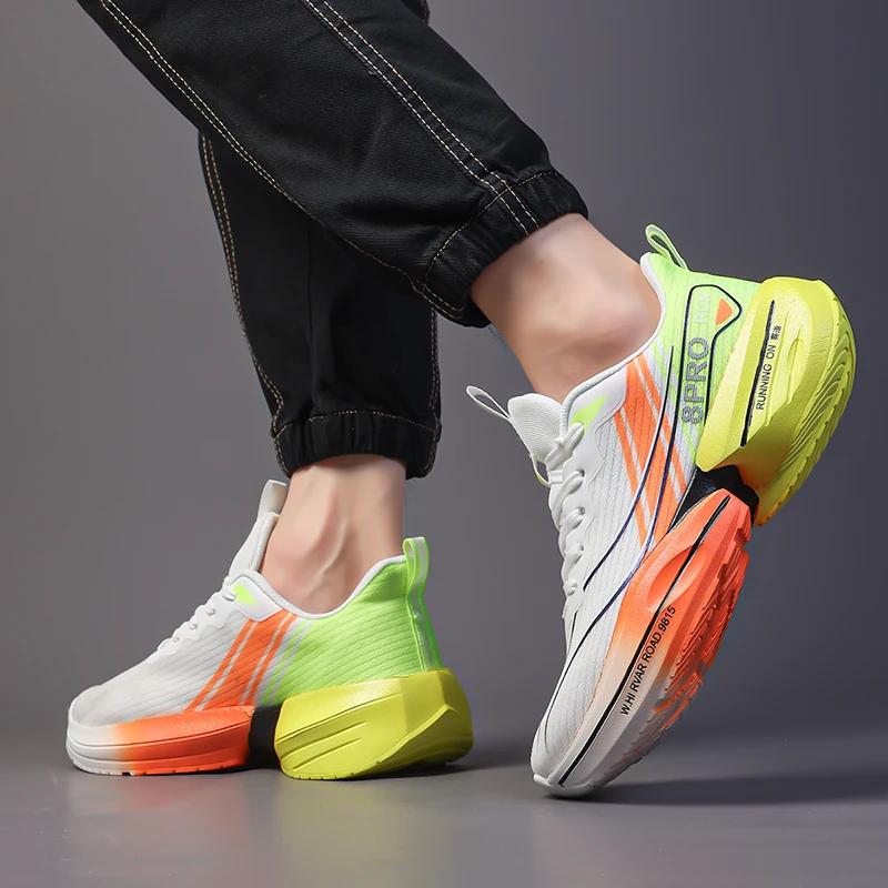 New Men'S Sneakers  Summer Professional Breathable Sports Training Shoe Outdoor Soft Sole Anti-Slip Couple Running Shoes Men