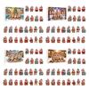 Festive Acrylic Capybara Christmas Countdown Blind Box Fun Collectible For All Ages