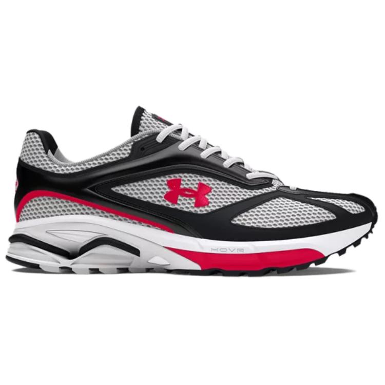 Under Armour Apparition Distant Grey Black Red Unisex Sneakers Inferno-Red 3027595-107