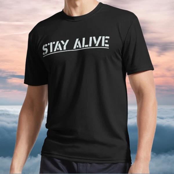 New Shirt stay alive Active Logo TEE T-Shirt Funny American Size S to 5XL 4XL