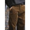 Men's Corduroy Casual Pants Loose Straight Wide Leg 100% Cotton Japanese Retro Work Pants Trendy