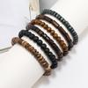 Hot Selling, Handmade Beaded Bracelet, Men's Retro Multi-layer Elastic Line Wood Bead Coconut Shell Jewelry