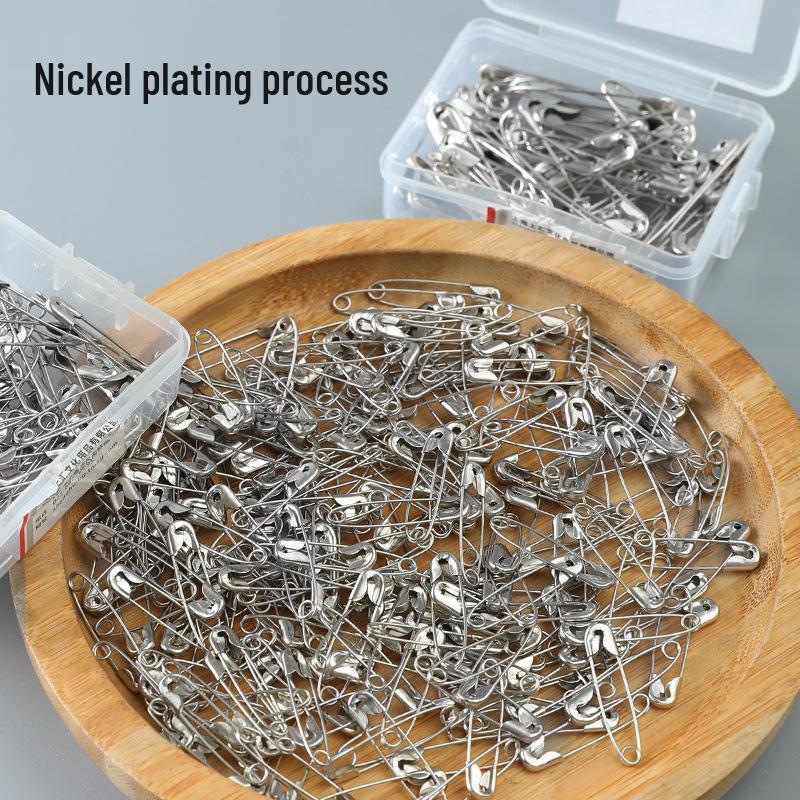 Vintage sikkerhetsnål-brosje for klær: Liten til Ekstra Stor - Sikker Klypestil for Laken og Mer