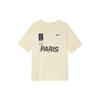 Paris Saint-Germain Letter Print Short Sleeve Soccer Jersey Men Tops Coconut-Milk FQ1546-113