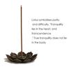 New 1PC Alloy Incense Burner Stick Holder Plate Buddhism Lotus Censer Nasturtium Bronze Incense Burner