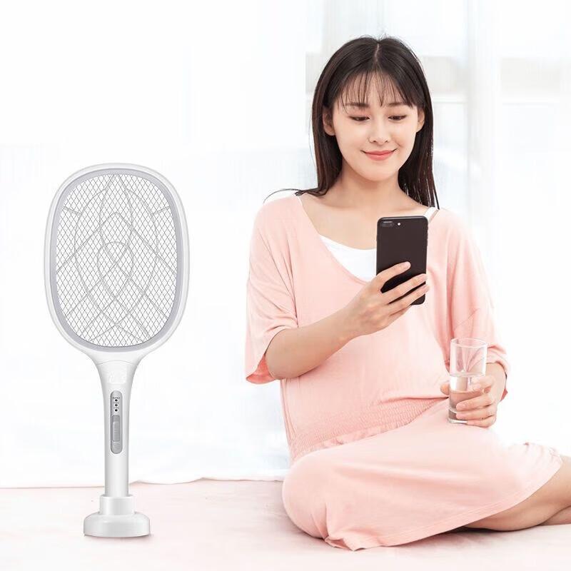 SMVP Rechargeable 2-in-1 Mosquito Killer Swatter Lamp