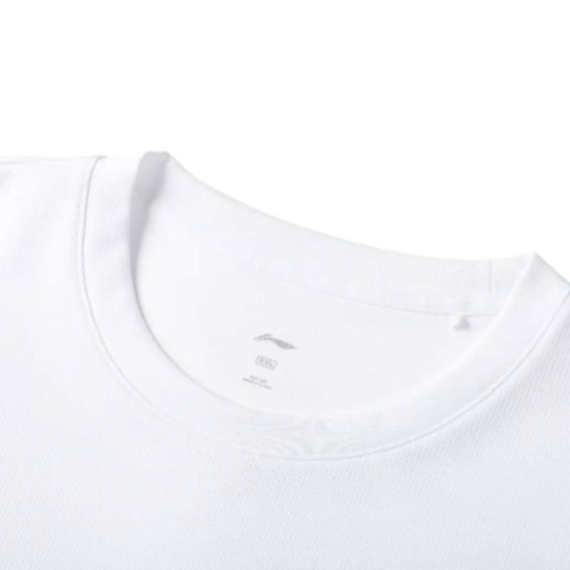 Li-Ning Summer Mens Short Sleeve Round Neck Skin-Friendly Comfortable Breathable Lightweight Versatile Classic Casual Sports Suit ATSU493-2+AKLKU881-1
