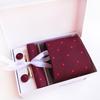 Polyester Business Executive Herren Krawatte 6-teilige Geschenkbox Krawatte