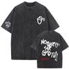 Rock Band EXTREMODURO Tour Vintage Gewaschenes T-Shirt Herren Mode Hip Hop Street T-Shirt Männlich Gothic Retro Übergroße T-Shirts