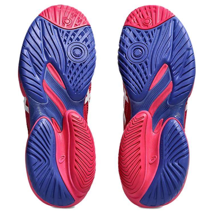 New Asics Court FF 3 Abrasion Resistant Low Top Tennis Shoes Women's Red 1042A220-700
