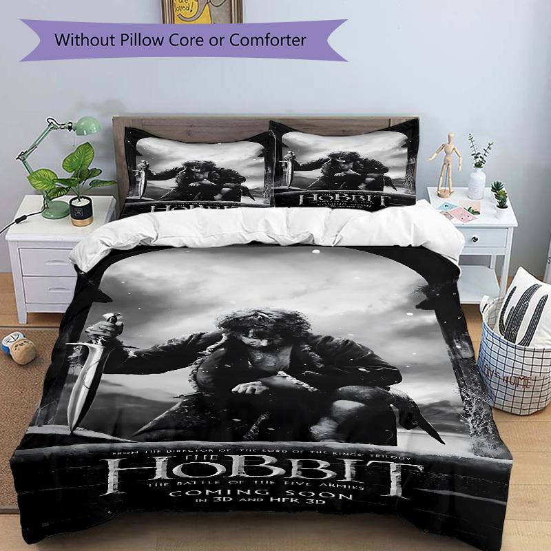 3pcs Hobbit, Poster Duvet Cover Set (1 Duvet Cover + 2 Pillowcases, No Core) - Comfortable, And Breathable Bedroom Decoration yy251104086