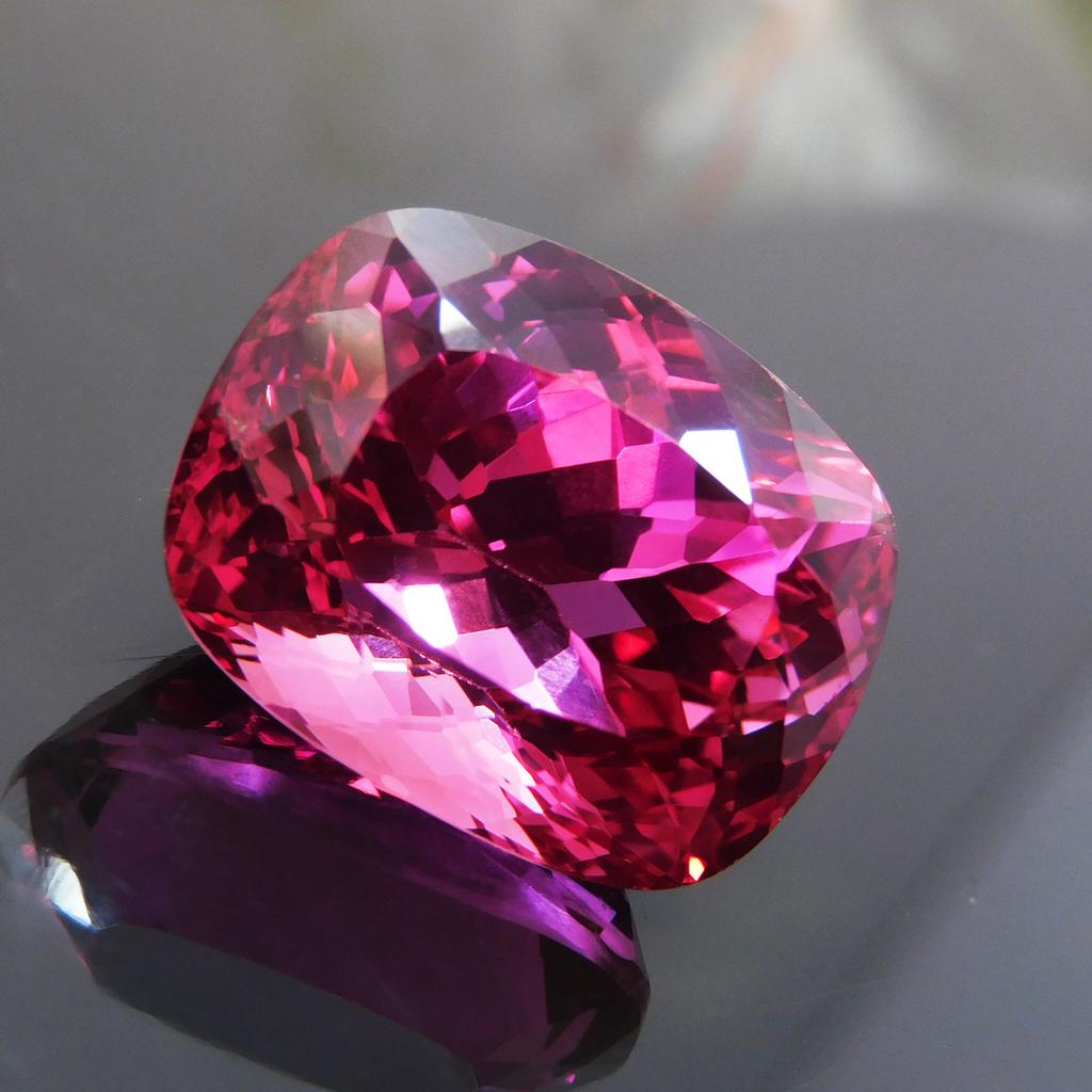 Pink Top Quality Sapphire 37.5Ct Natural Cushion Cut CERTIFIED Gemstones