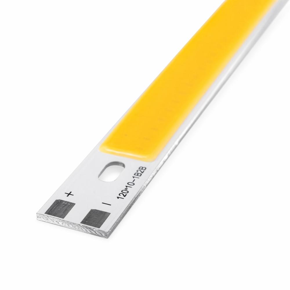 2 Stück 12-14V COB LED Lichtchip 10W LED Lichtplatine Streifenform Lichtquelle Einbauleuchte