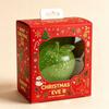 Soft TPR Christmas Squeeze Toy Transparent Mini Glitter Squeeze Ball  Fidget Toy