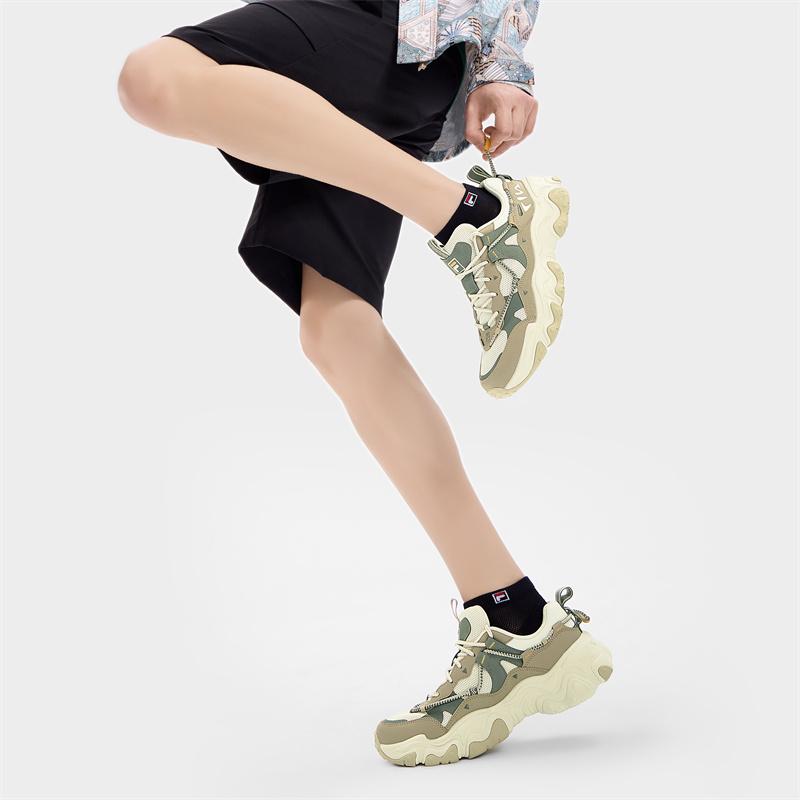 FILA Fluid 5 Cat Paw 5 Fashion Trendy Personality Sports Versatile Comfortable Retro Low-Top Lifestyle Casual Shoes Men sneaker F12M432101FWT