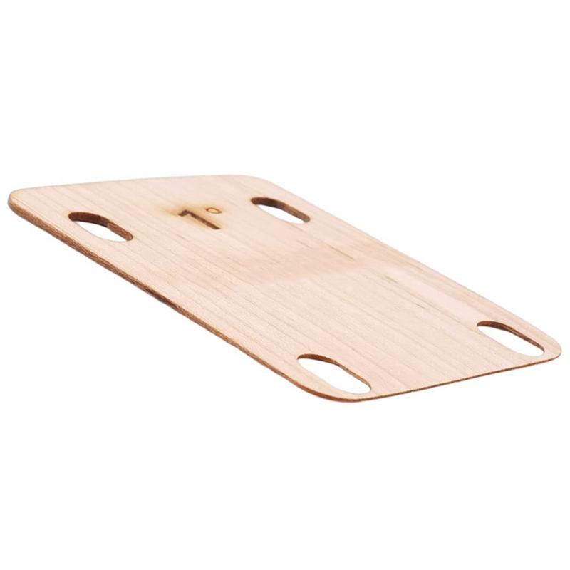 3 Pcs Electric Guitar Neck Shims Maple Plate 0.25 0.5 1 Degree Music Instruments Electric Guitar Replacement Parts