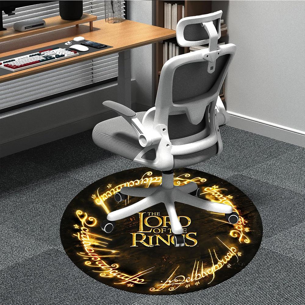 

1pc The Lord of the Rings Carpet, Round Non-Slip Durable Large Size Office Carpet, Suitable for Office yy250908048 80cm by 80cm
