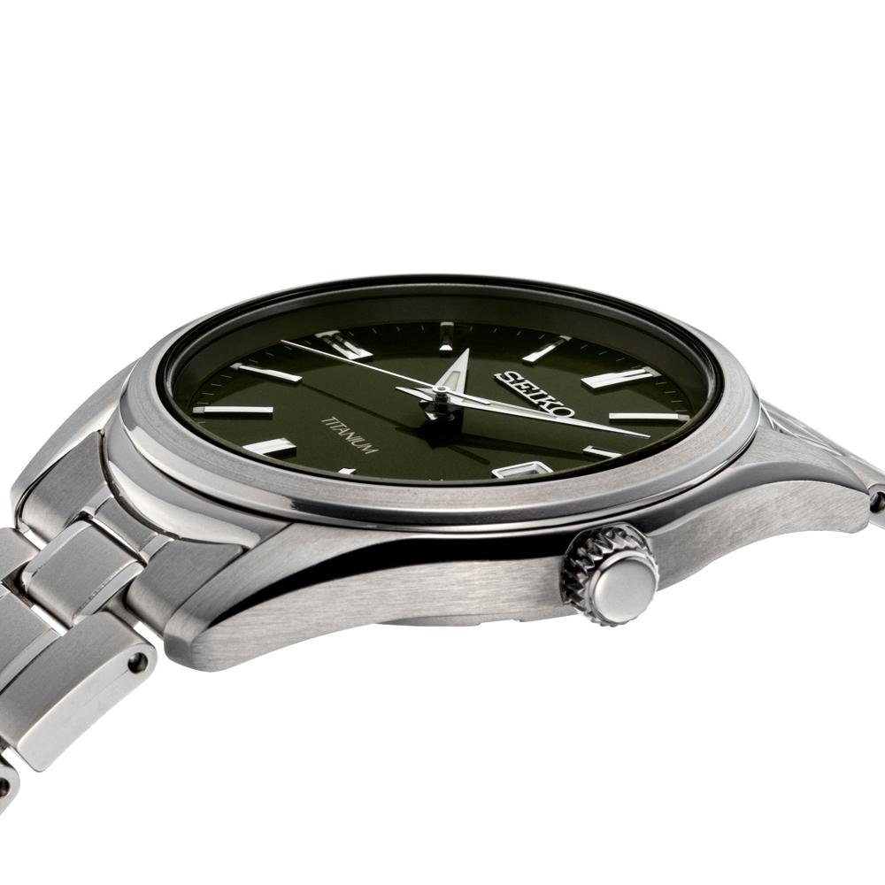 Seiko שעון גברים מטיטניום SUR375P1