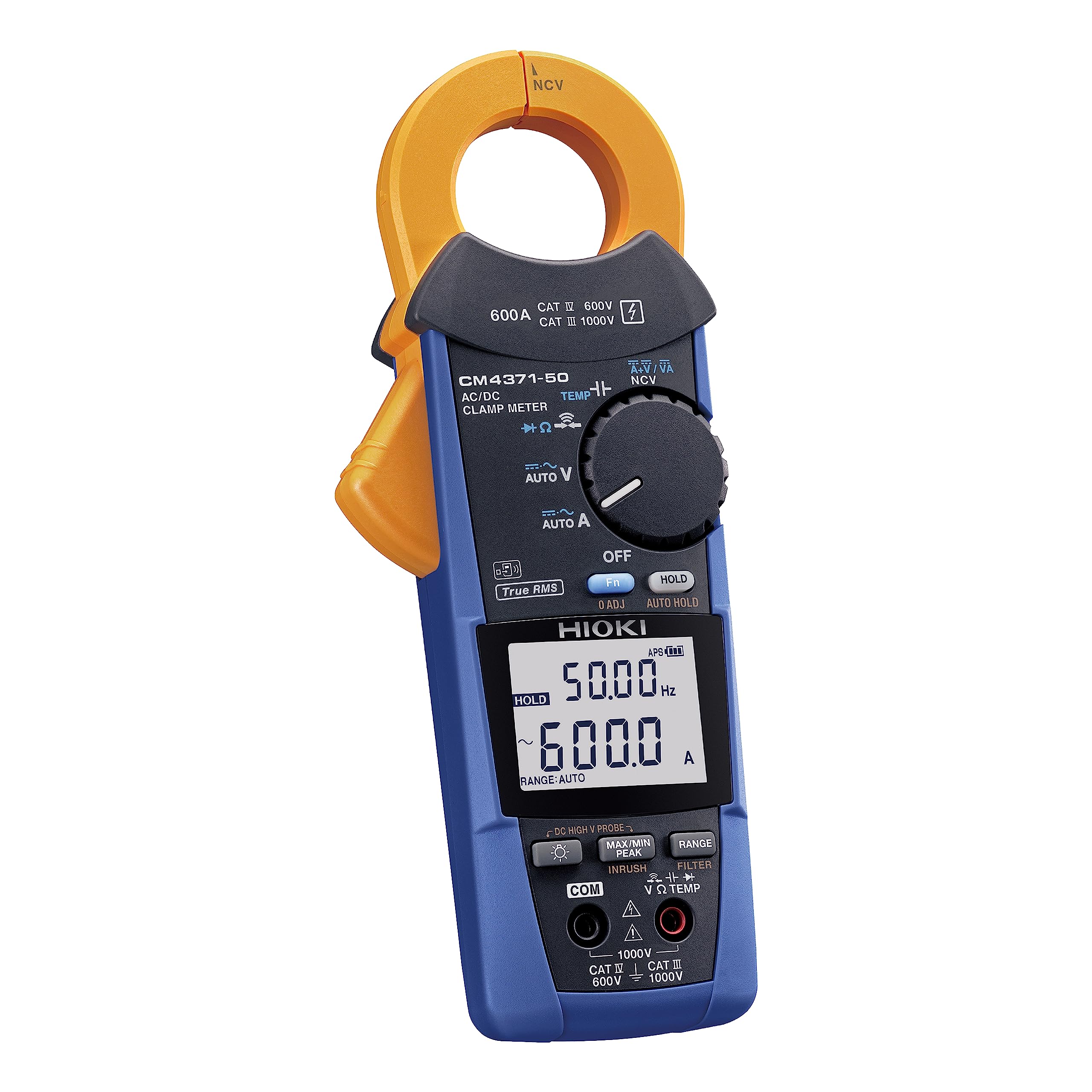 

HIOKI Clamp Meter 600A True RMS Value Compatible with Wireless Adapter Z3210 Made in Japan Dustproof Waterproof AC Current DC Current AC Voltage DC