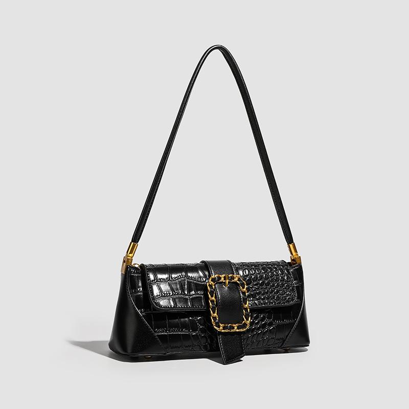 Underarm Bag Women's Niche Texture New Trendy Versatile Crocodile Pattern Shoulder Bag Handbag
