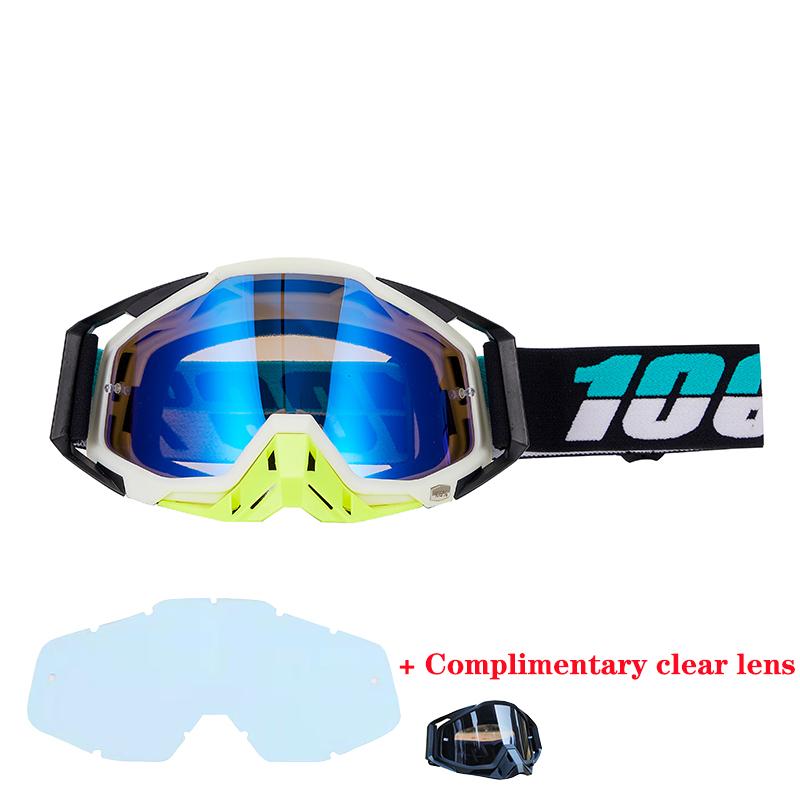 106% Motorcycle Glasses Goggles Motocross Goggles Helmet MX  Dirt Bike ATV Ski Outdoor Sports Glass Scooter Cycling Sunglasses