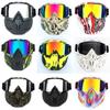 Lightweight High-strength Winter Snow Sports Ski Snowboard Snowmobile Face Mask Shield Goggles Glasses